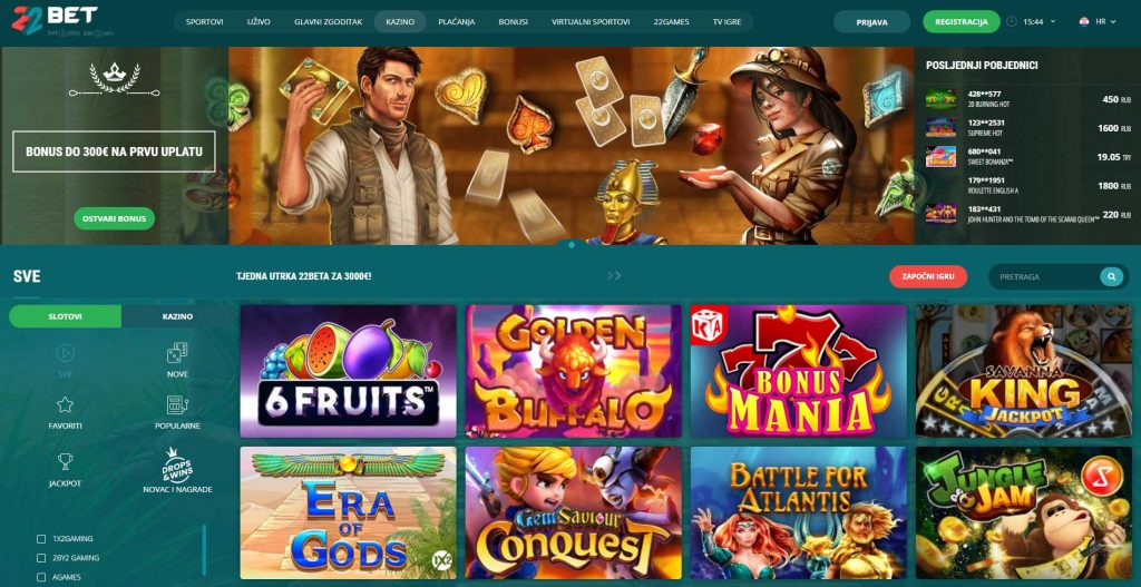 22bet casino